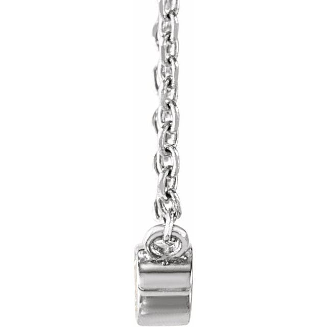 Bezel-Set Solitaire Necklace