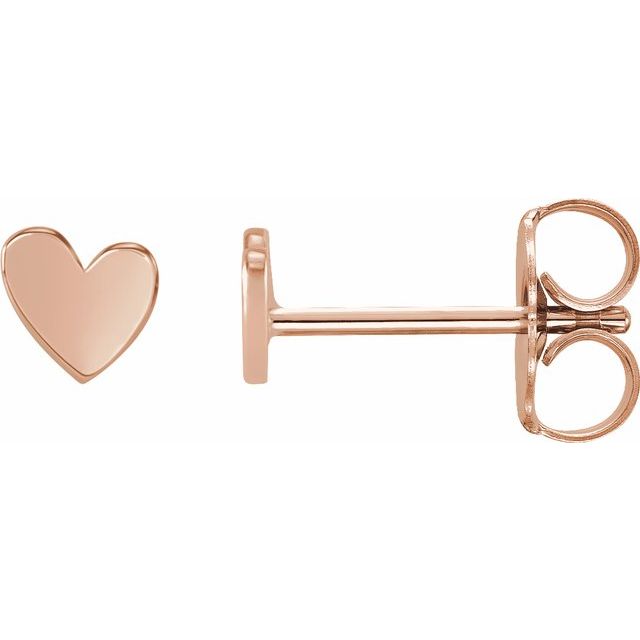 Asymmetrical Heart Earrings