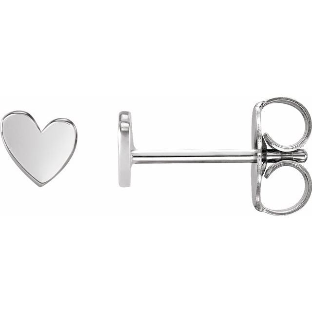 Asymmetrical Heart Earrings