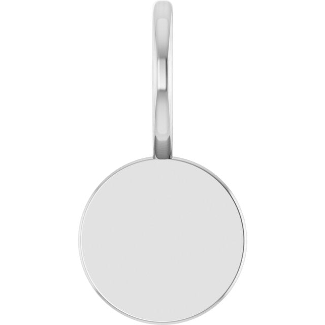 Engravable Disc Charm/Pendant