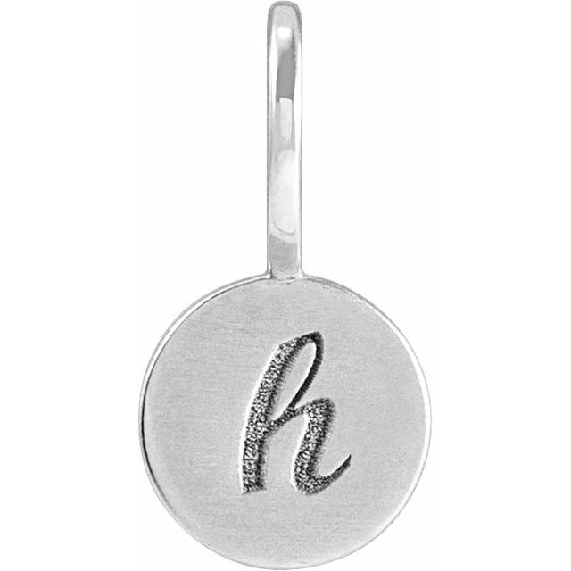 Engravable Disc Charm/Pendant