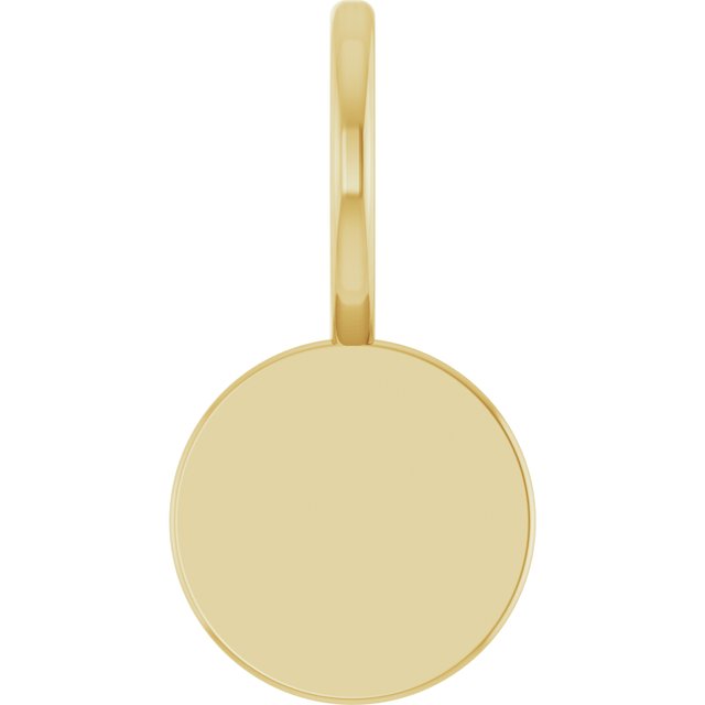 Engravable Disc Charm/Pendant