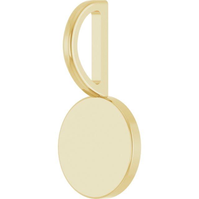 Engravable Disc Charm/Pendant