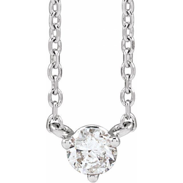 Round 3-Prong Necklace or Center