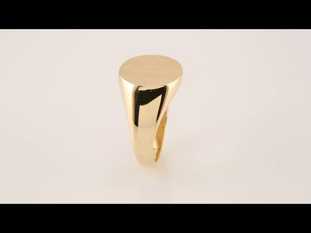 Round Signet Ring