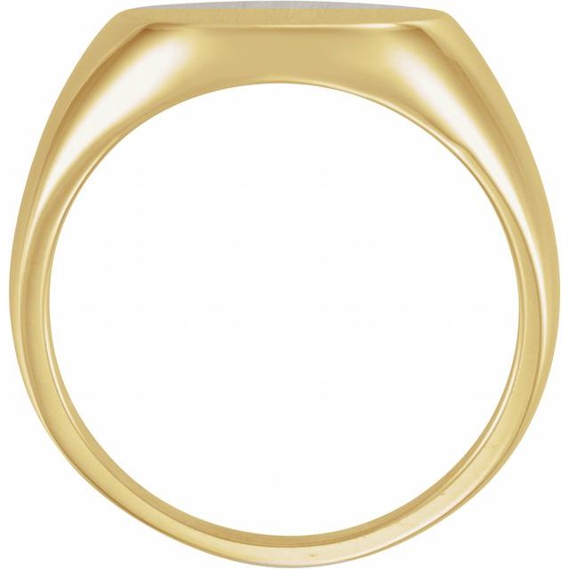 Round Signet Ring