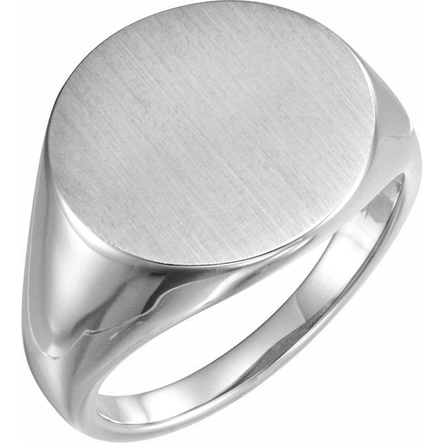 Round Signet Ring