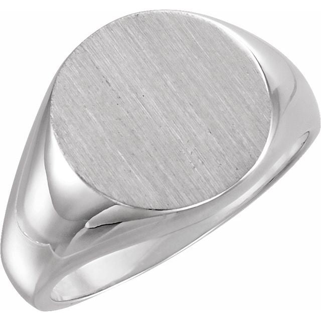 Round Signet Ring