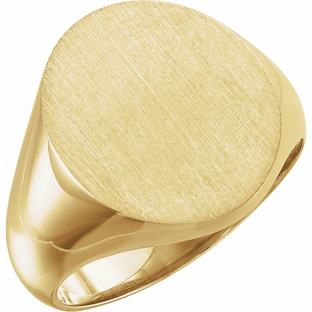 Oval Signet Ring