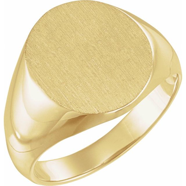 Oval Signet Ring