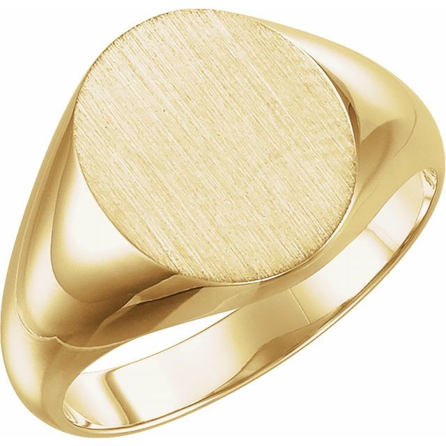 Oval Signet Ring