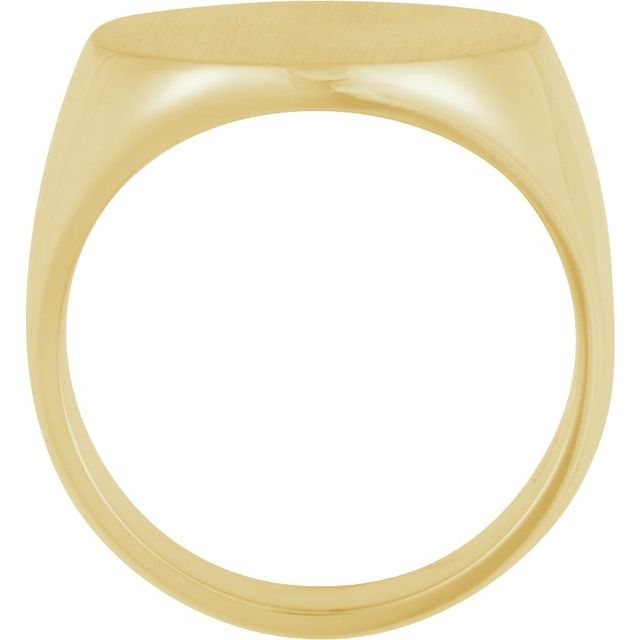 Round Signet Ring