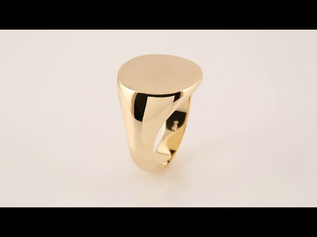 Round Signet Ring