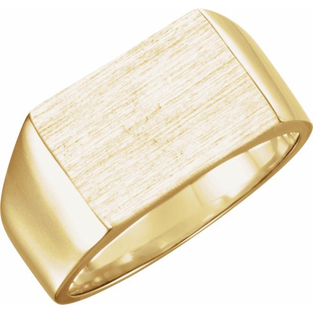 Rectangle Signet Ring