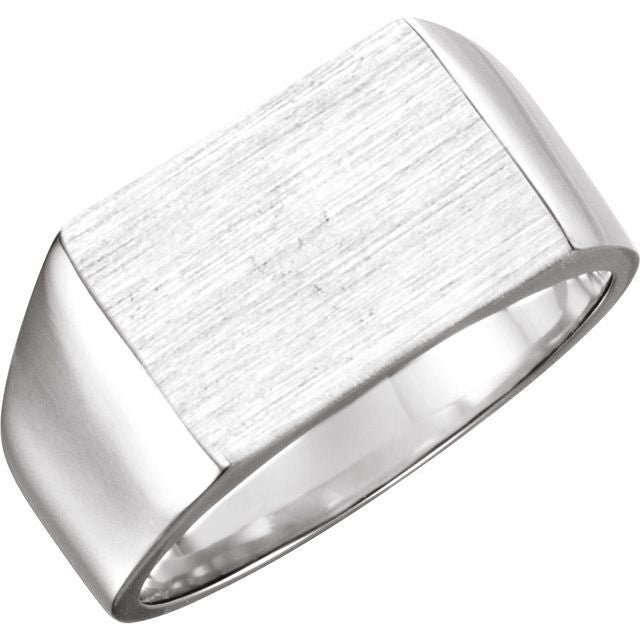 Rectangle Signet Ring