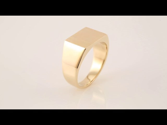 Rectangle Signet Ring