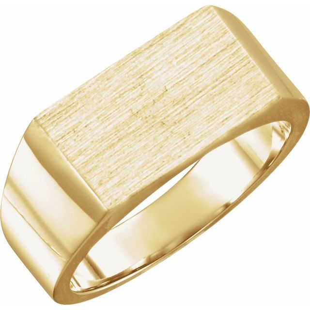 Rectangle Signet Ring