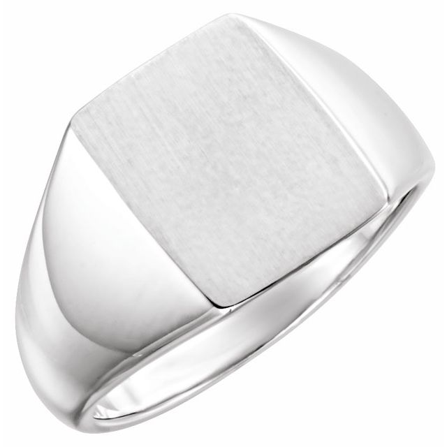 Rectangle Signet Ring