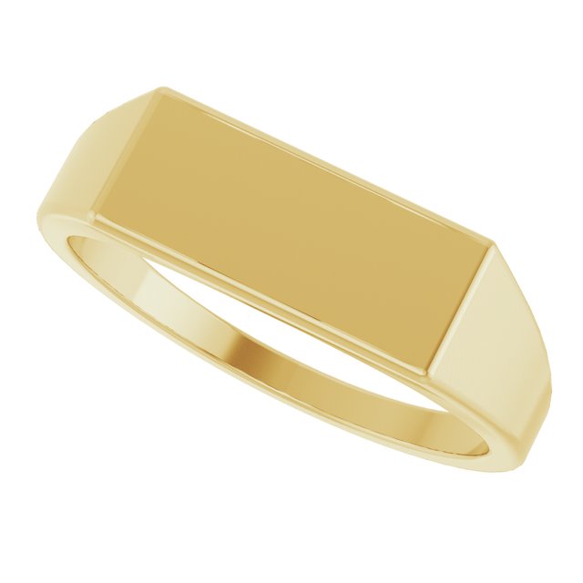 Rectangle Signet Ring