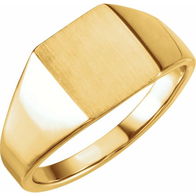 Rectangle Signet Ring