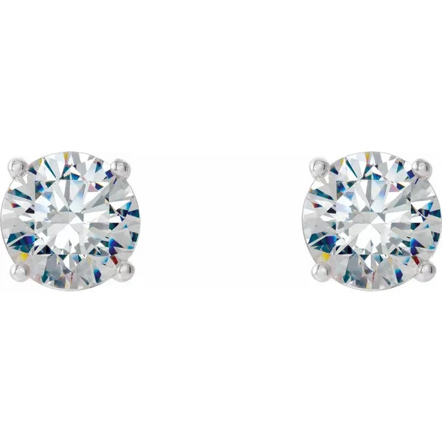 Lab Diamond Earrings 1/2CTW White Gold