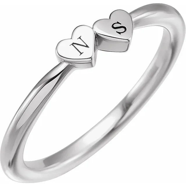 Family Hearts Ring