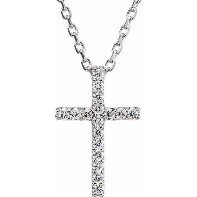 Petite Cross Necklace or Pendant