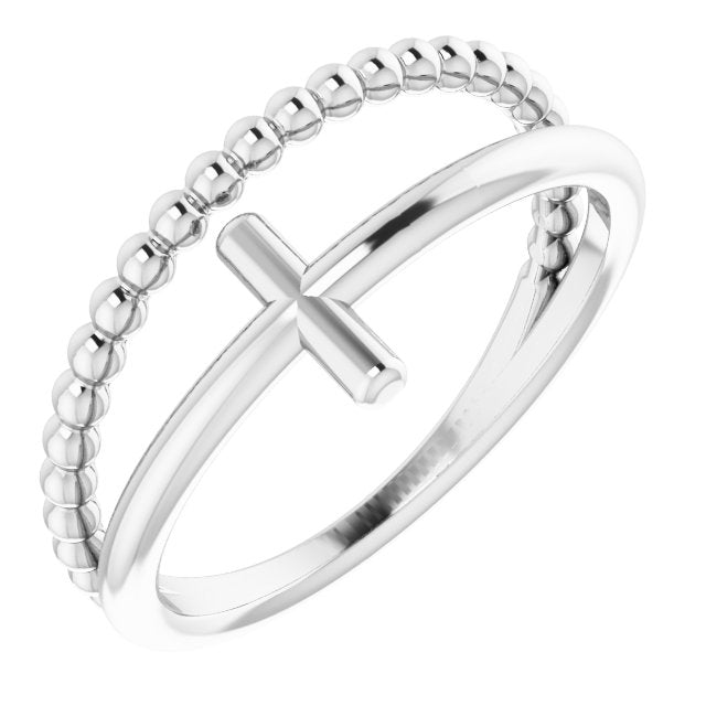 Negative Space Cross Ring