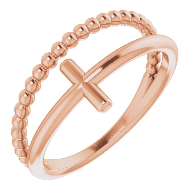 Negative Space Cross Ring