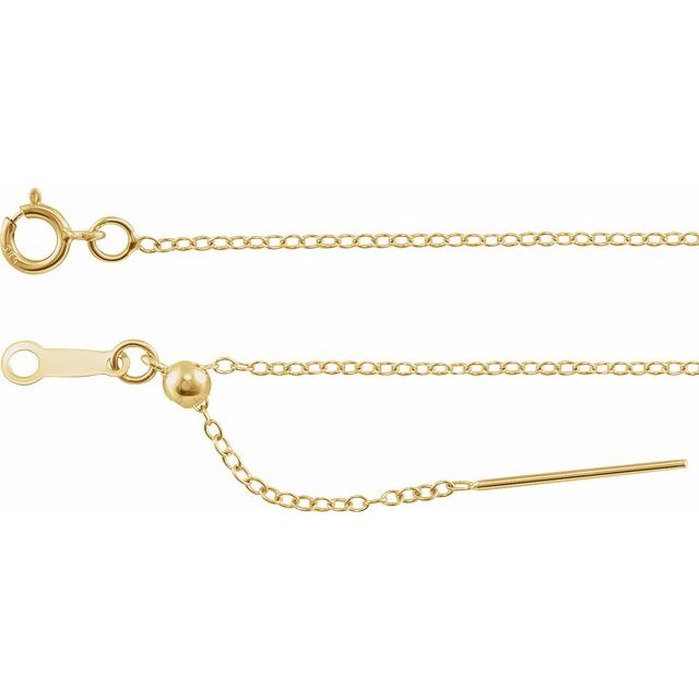 1.1 mm Adjustable Threader Cable Chain