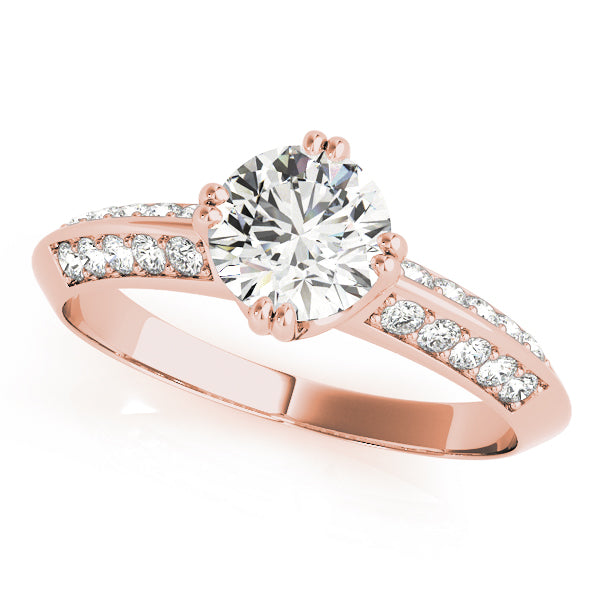 Pave Diamond Engagement Ring