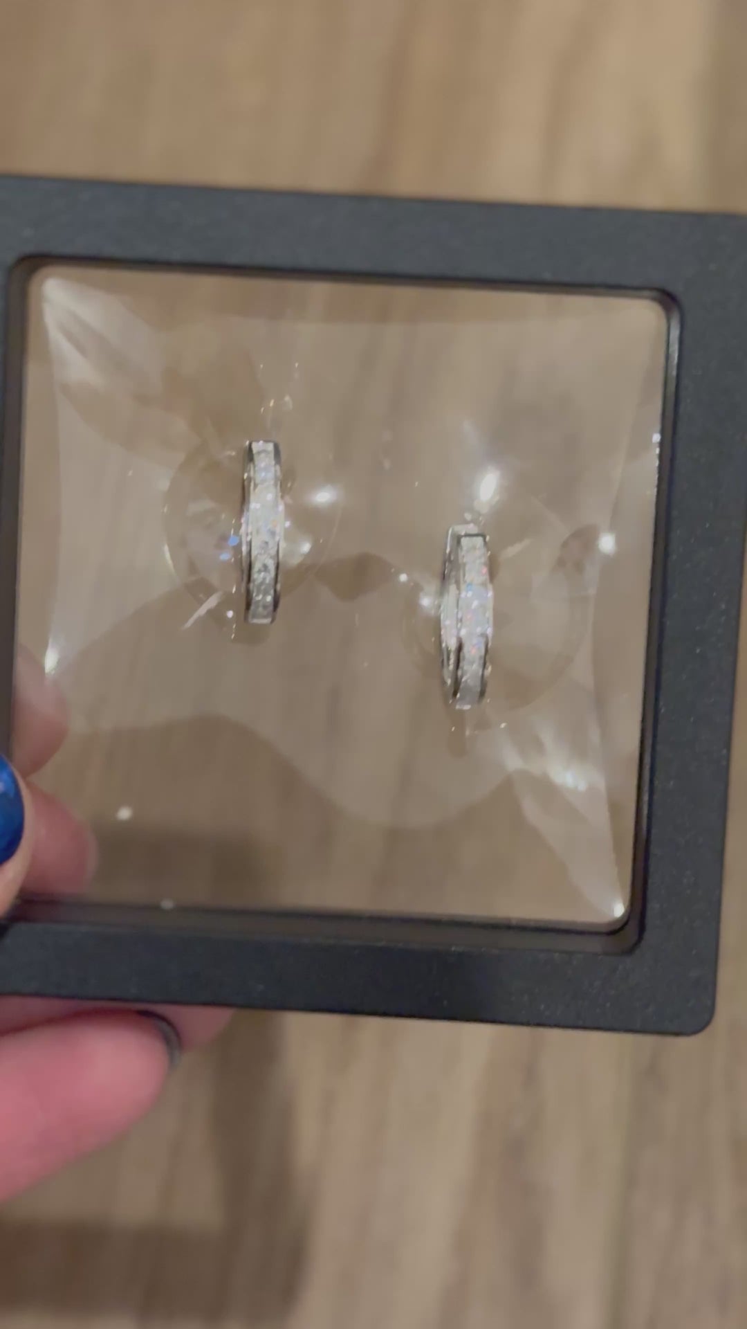 Sterling Silver Sparkle Hoops Black Friday Deal