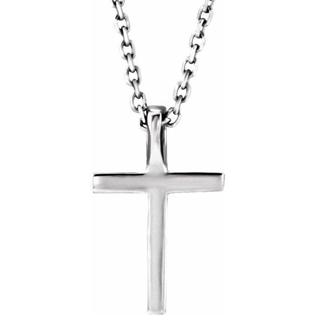 Petite Cross Necklace or Pendant